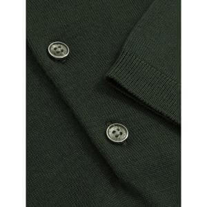 REISS Manor Merino Wool Short-Sleeve Polo Shirt